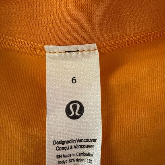 Lululemon Define Jacket Women’s Size 6 Luon Tiger Orange Full Zip Yoga Gym NWT - Picture 13 of 14